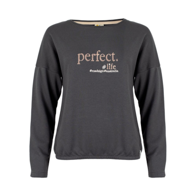 Bluza damska z okrągłym dekoltem