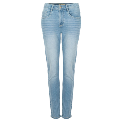 Damskie jeansy, jasnoniebieski denim