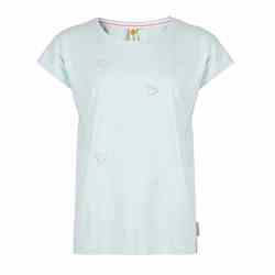 Damska koszula kimono w serduszka Steinchen, niebi