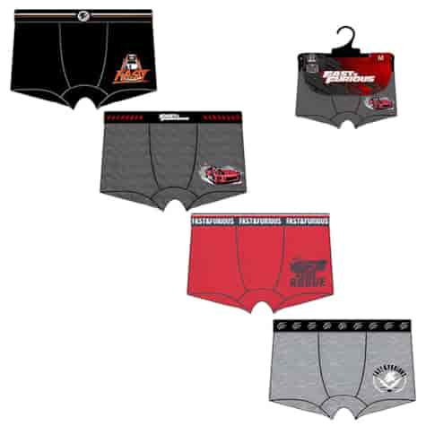 Męskie bokserki licencja Fast&Furious 92.89.12.30
