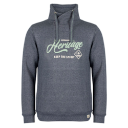 Męska bluza Tube, granatowy melanż XXL