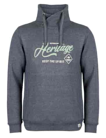 Męska bluza Tube, granatowy melanż XXL