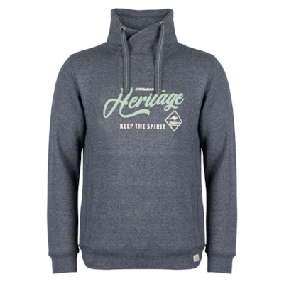 Męska bluza Tube, granatowy melanż