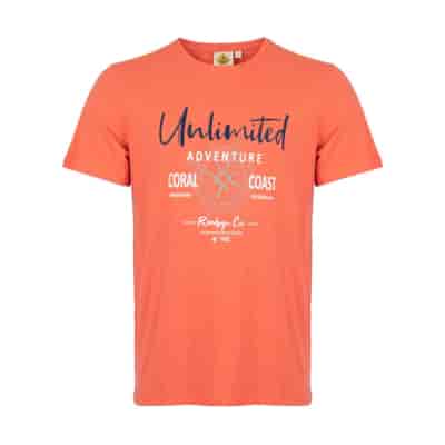 Męski T-shirt Roadsign Unliwithed, CZERWONY  XXXL