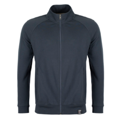 Męska bluza Interlock ze stójką, antracytowa