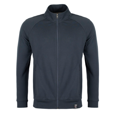 Męska bluza Interlock ze stójką, antracytowa