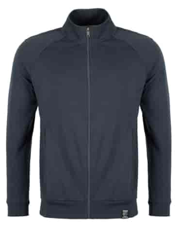 Męska bluza Interlock ze stójką, antracytowa