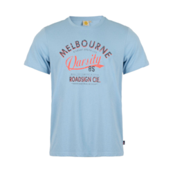 Męski T-shirt Melbourne, niebieski