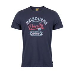 Męski T-shirt Melbourne, granatowy