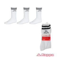 Kappa - Skarpetki Tennis Czarne Paski