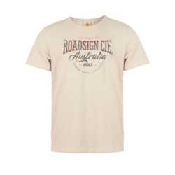 Męski T-shirt Roadsign Unliwithed, BEŻ M