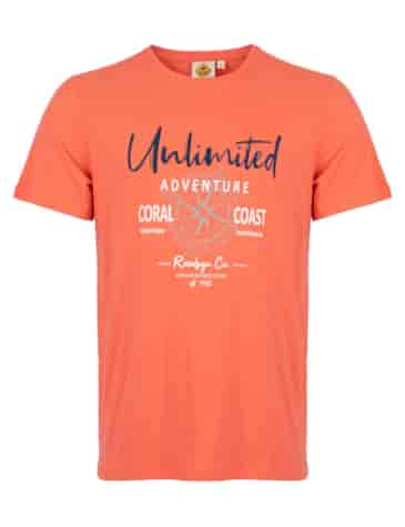 Męski T-shirt Roadsign Unliwithed, CZERWONY  XL