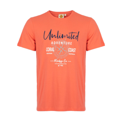 Męski T-shirt Roadsign Unliwithed, CZERWONY  XXXL