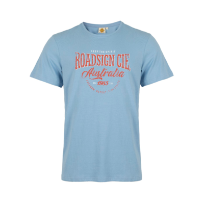 Męski T-shirt Roadsign Unliwithed, NIEBIESKI XXL