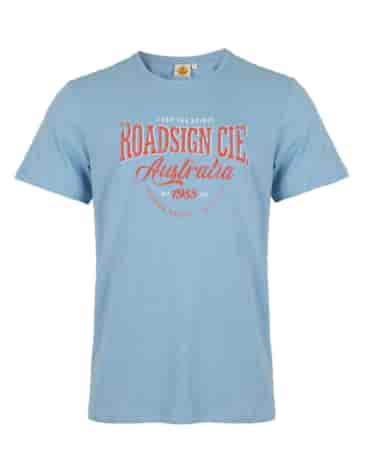 Męski T-shirt Roadsign Unliwithed, NIEBIESKI XXXL