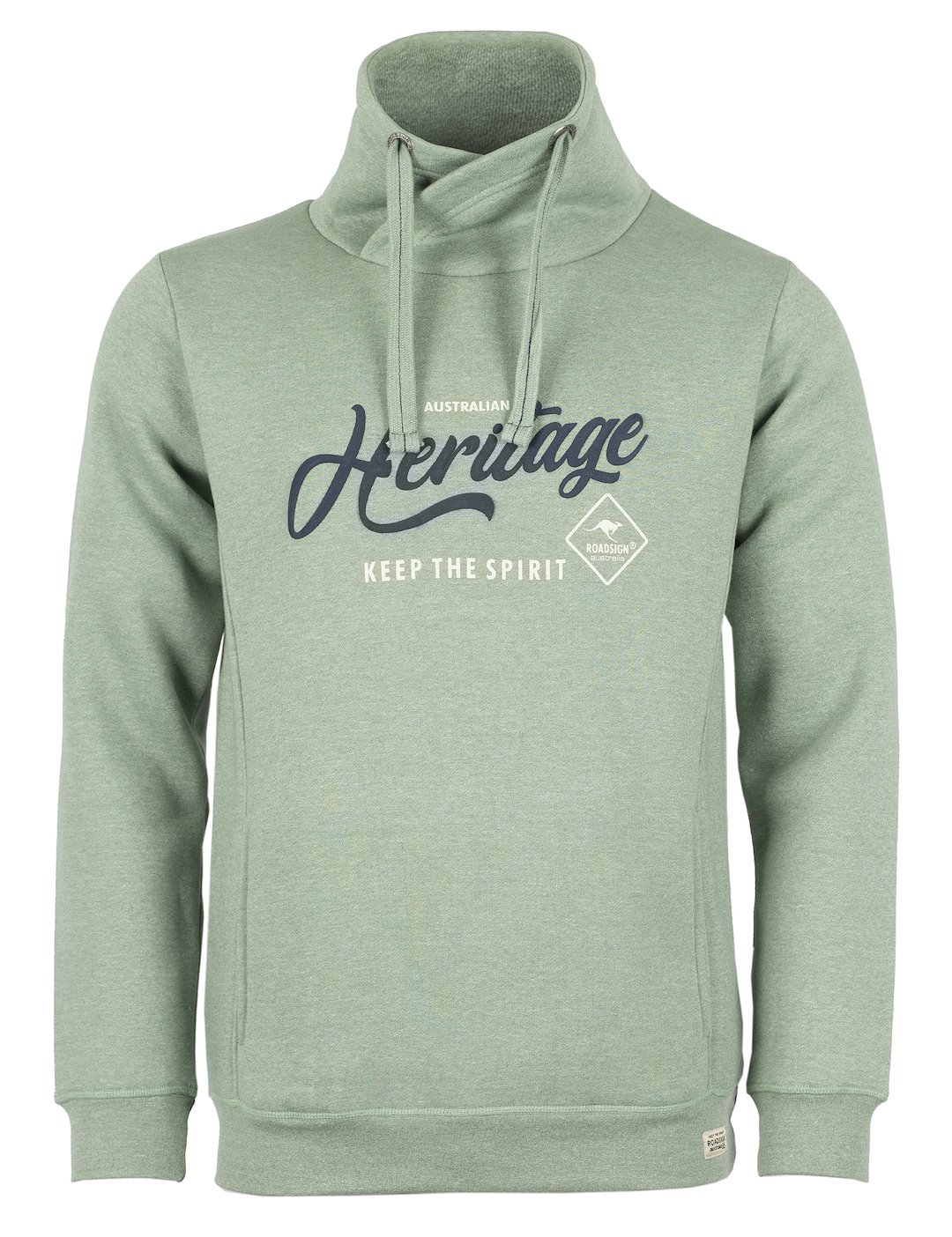 Roadsign Bluza męska Tuba, zielony melanż