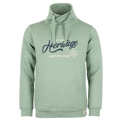 Roadsign Bluza męska Tuba, zielony melanż