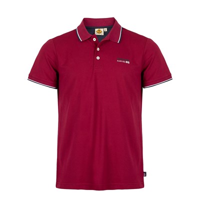Roadsign Męska koszulka polo w kolorze bordowym