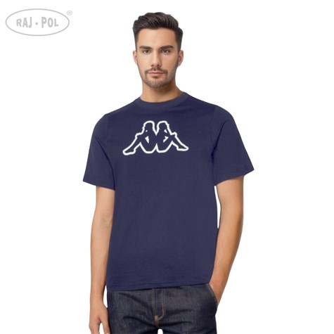 T-shirt męski Big Logo Kappa 709389 Granat L