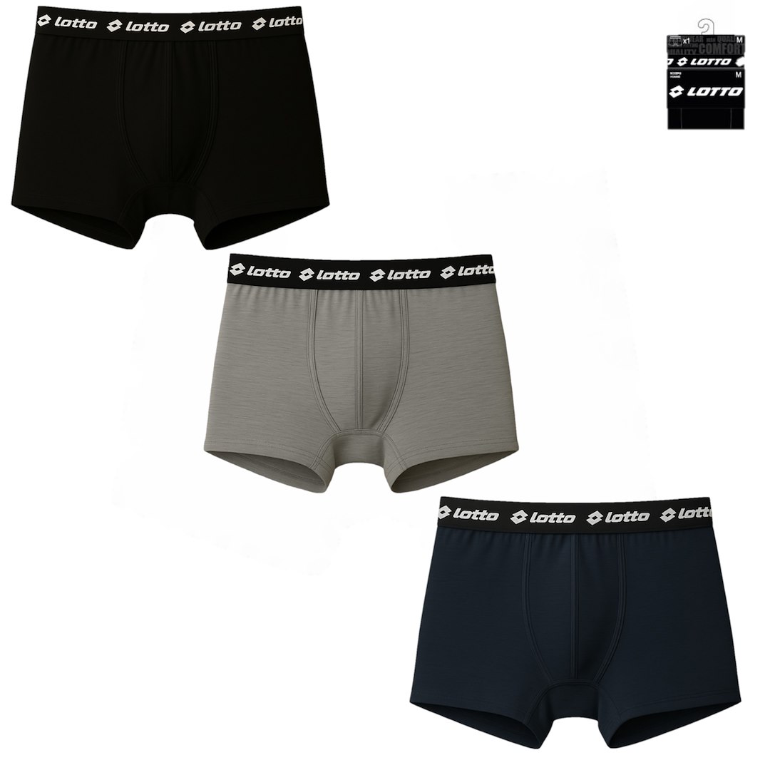 Męskie bokserki Lotto Mix 92.51.12.14