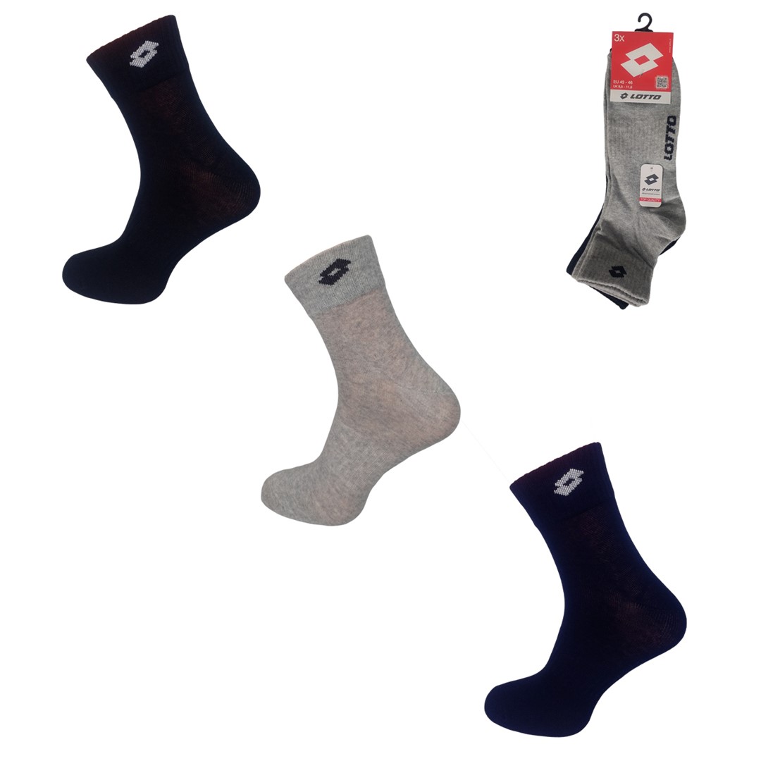 Skarpety męskie Lotto mix PLAYER_ASS 43/46 3-PAK