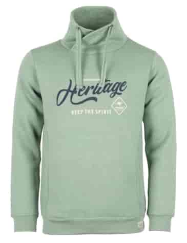 Roadsign Bluza męska Tuba, zielony melanż