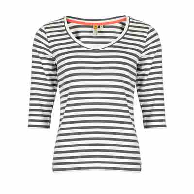 Roadsign T-shirt damski z rękawem 3/4 w paski