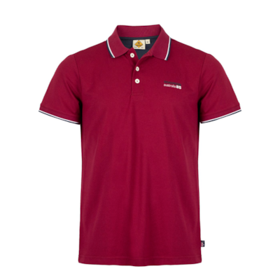 Roadsign Męska koszulka polo w kolorze bordowym