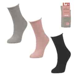 SKARPETY BAWEŁNIANE ROLL TOP 3 PAK 39-41 BW323