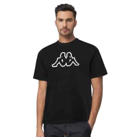 T-shirt męski Big Logo Kappa 709389 Czarny XXL