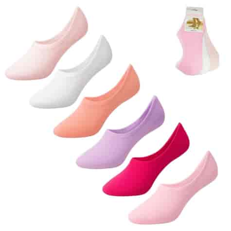 Stopki krótkie damskie pastelowe IooSoo 3-PAK