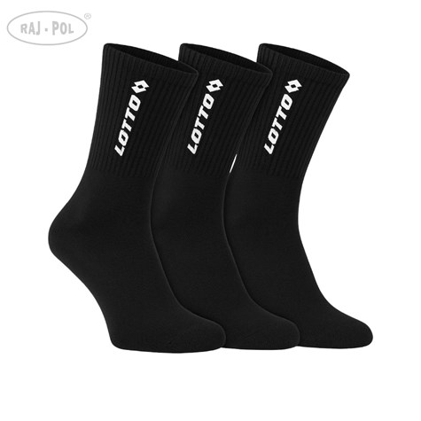 Skarpety LOTTO ROGER BLACK rozmiar 39/42 3-PAK