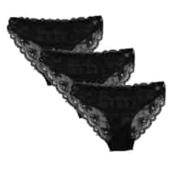 Figi damskie Tmelia czarne PREMIUM