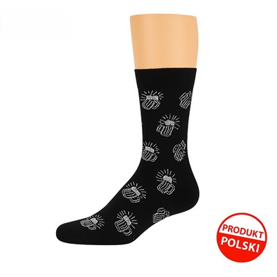 Skarpety męskie wzorowane