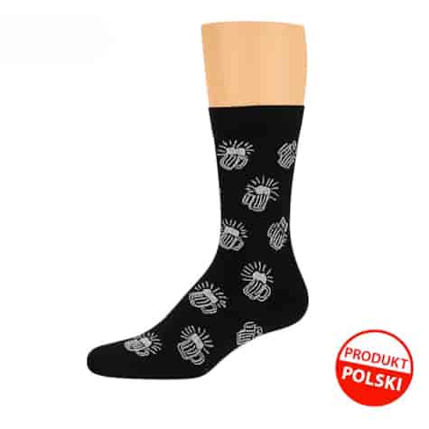 Skarpety męskie wzorowane