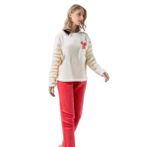 Piżama well soft gruba Królik  Mix kolorów