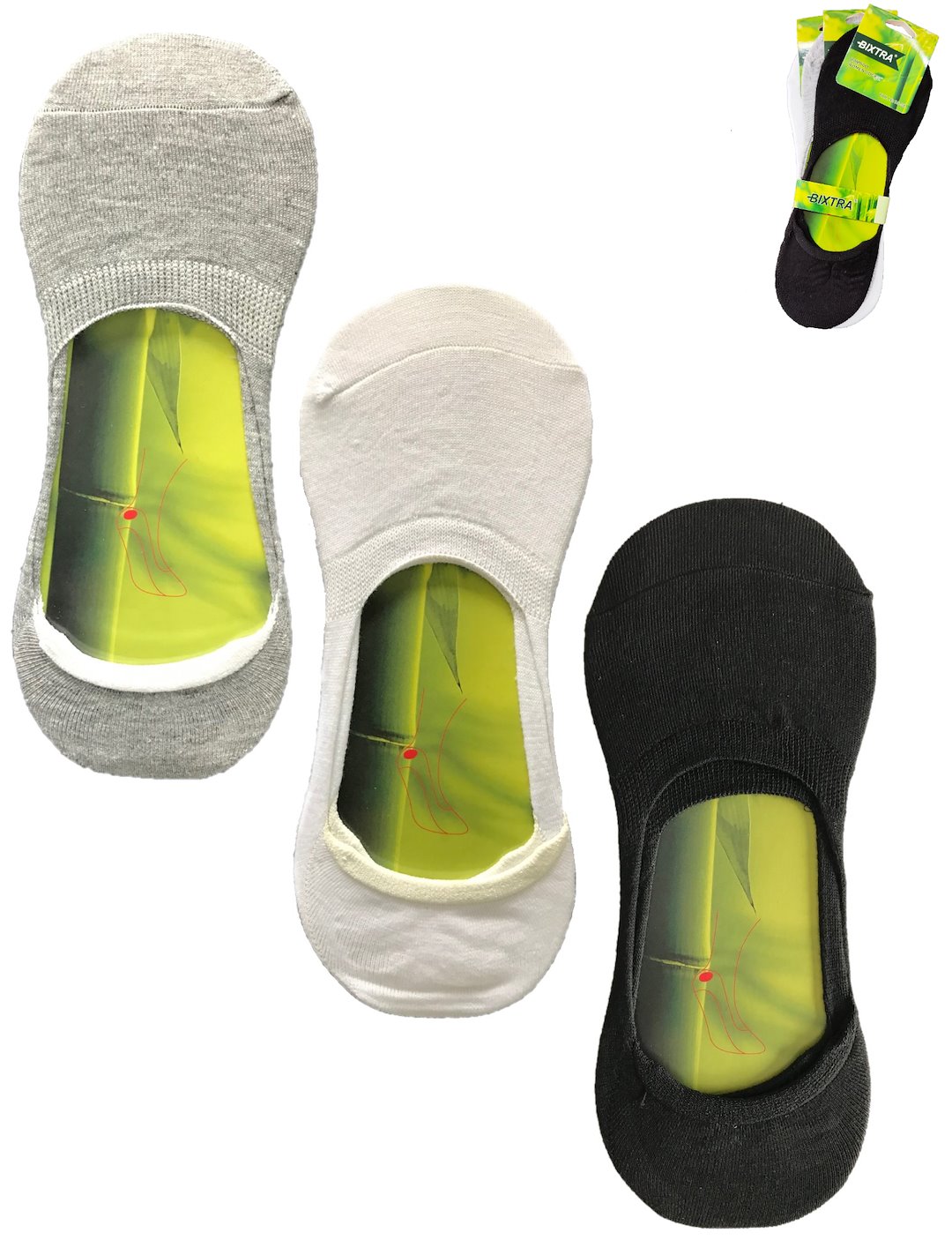 Baleriny damskie bawełniane Bixtra