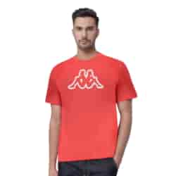 T-shirt męski Big Logo Kappa 709389 Czerwony L