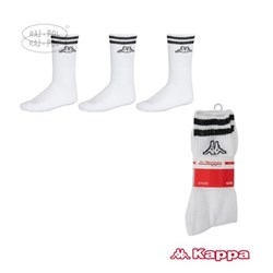 Kappa - Skarpetki Tennis Czarne Paski 39-42