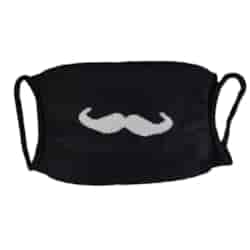 Maska czarna wzorowana