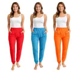 Spodnie damskie lniane duże rozmiary