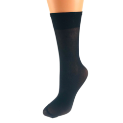 Podkolanówki rajstopowe 20 den 2-pak Czarny