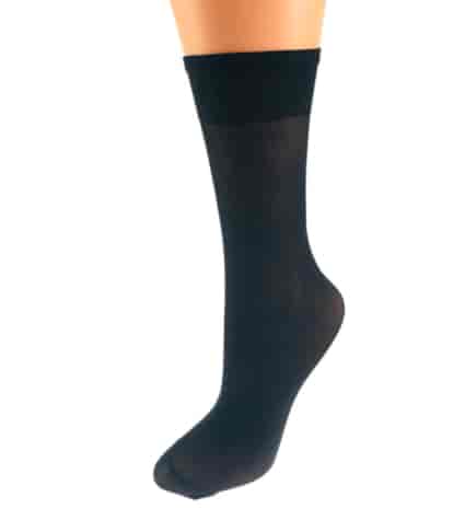 Podkolanówki rajstopowe 20 den 2-pak Czarny