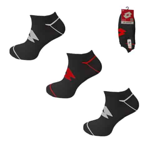 Stopka Lotto BLACK:N_NOLE_NE 43-46 3-PAK