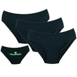 Figi damskie Halloween fluorescencyjne