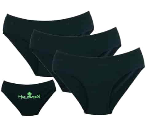 Figi damskie Halloween fluorescencyjne