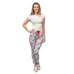 Spodnie piżamowe bawełniane ocieplane