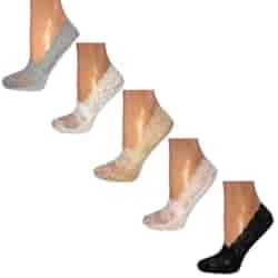 Baleriny damskie Oemen koronkowe