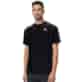 T-shirt męski Small Logo Kappa 711169 Czarny XXL