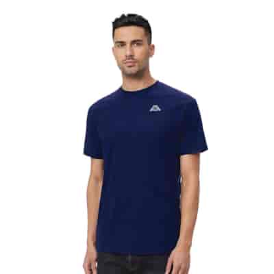 T-shirt męski Small Logo Kappa 711169 Granat M